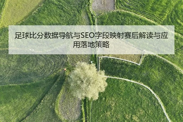 足球比分数据导航与SEO字段映射赛后解读与应用落地策略
